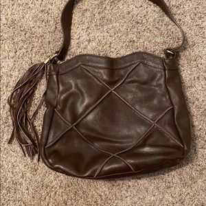 Nyla Noor all leather purse EUC like new